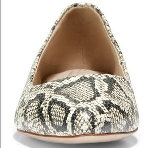 BNWT Express Python Snakeskin PU Flats